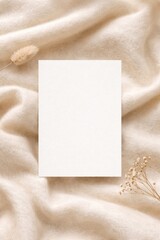 Fototapeta premium Elegant minimalistic paper display.