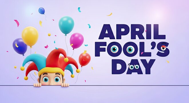 April fools' day prank celebrations and jokes