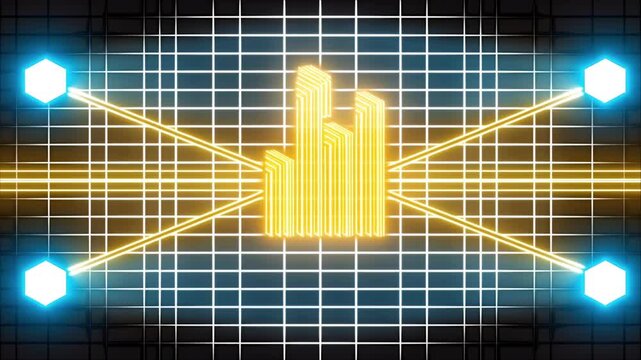 Energy distribution network data visualization HUD