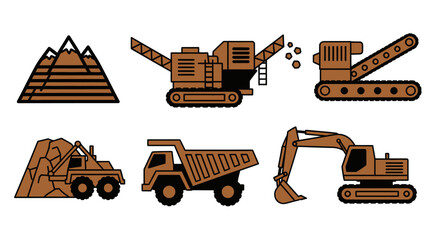 Heavy Machinery Equipment for Construction Sites. © yahya