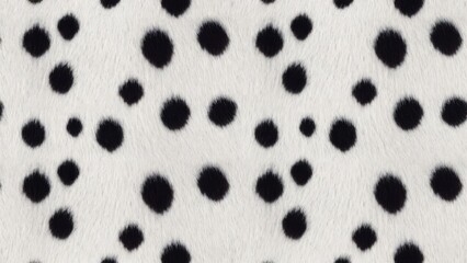 Obraz premium Abstract pattern of black dots scattered on a white background