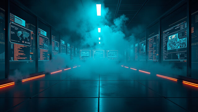 Network Intrusion Detection Dashboard Wide Angle View