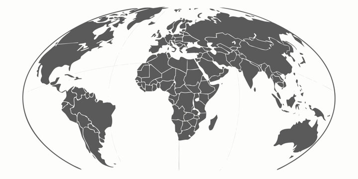 A detailed world map highlighting various countries and regions across the globe