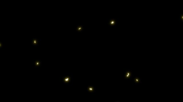 Cartoon lightning thunder boom fx, electric energy sparks and glowing doodle explosions, comic flash storm animation overlay on black screen background for anime, vfx and game transitions 4k