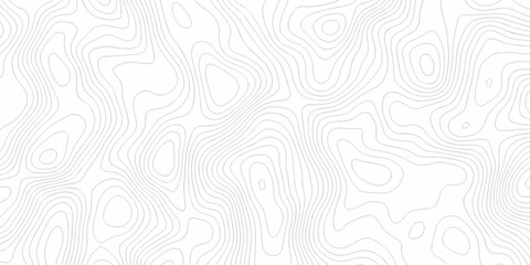 white topography map area. vector topo paper lines. Topographic contour lines grid map pattern design. mountain relief. Contour map. Topo contour paper map texture. © MdLothfor