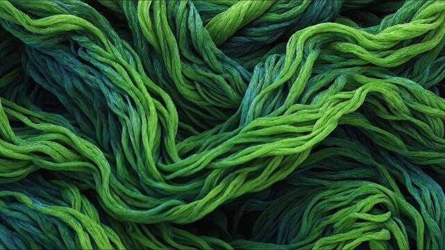 Algae threads line - cyanobacteria