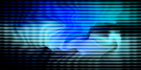 Obraz premium Vibrant abstract background modern with gradient effect, featuring vertical lines in shades of blue and white