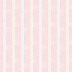 Soft blush pink vertical stripe seamless pattern background © kayuki