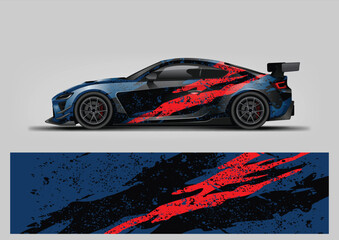 Sport car livery wrap design, vehicle wrap sticker and decal © Lancar