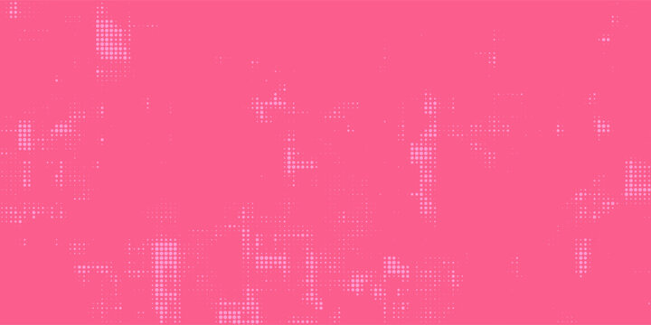 Pop art pink background in retro comic book style with halftone texture. Superhero cartoon fun backdrop design