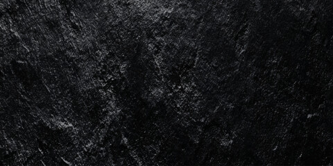 Abstract black wall texture background with rough slate surface deep shadows, highlights on jagged edges.