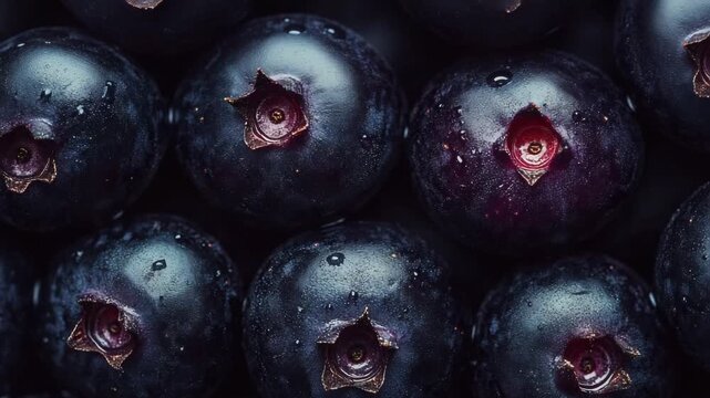 selective focus ripe blackcurrant close up fresh berry macro texture