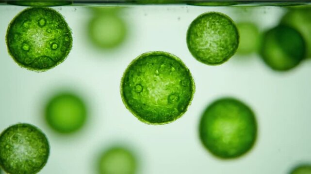Abstract macro spherical shapes