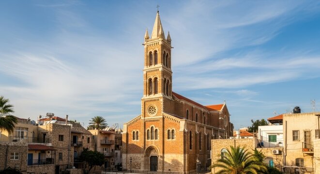 St. Peters Church in Jaffa, Israel - A Historic Landmark.