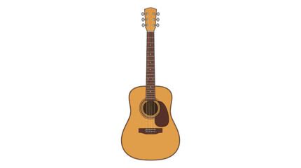 Obraz premium guitar isolated on white