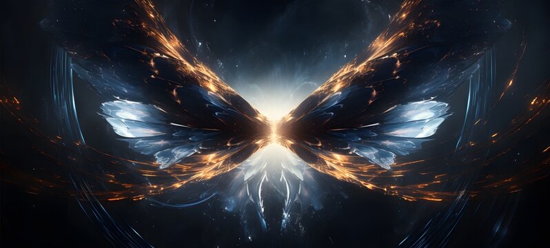 Astral vision liger wings meets cosmos,generative AI