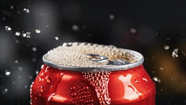Bubbly Beverage Burst. Effervescent Drink Erupts Energetically. Carbonated Beverage Bursts With Lively Bubbles And Fizz. Sparkling Soda Erupts With Vigorous Bubbling And Lively Effervescent Motion