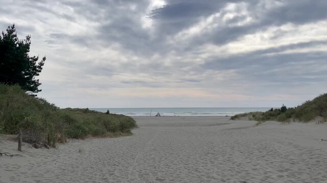 Sandy steps to the beach