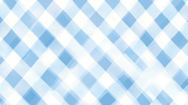 Pastel Check background,Tartan plaid seamless pattern on paper texture, paint brush style illustration,Plaid shirt textile,gingham fabric,for banner and background.
