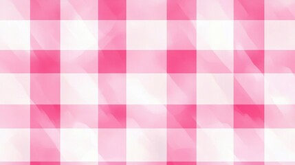Fototapeta premium Pastel Check background,Tartan plaid seamless pattern on paper texture, paint brush style illustration,Plaid shirt textile,gingham fabric,for banner and background.