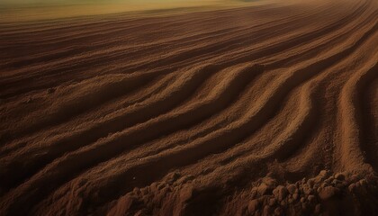 Fototapeta premium fertilized soil textured background generative ai