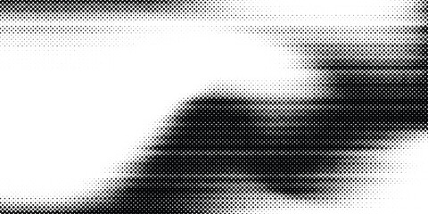 Creative Black grunge halftone background, faded gradient dot texture, retro geometric technology overlay. vector creative background © HAMDI