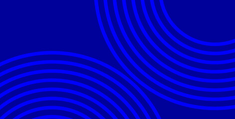 Futuristic Blue Ripple Design: A deep navy background featuring vibrant electric blue concentric arcs, creating a high-tech, digital pulse effect.