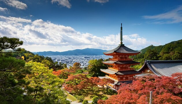 view point of kiyomizu dera temple
