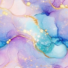Fototapeta premium Abstract Fluid Art: A captivating swirl of vibrant hues and textures, this abstract artwork invites the viewer into a world of artistic expression, evoking a sense of creativity and wonder.