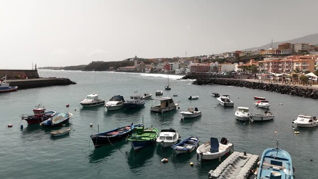 Aerial View of Candelaria, Canary Islands, Spain