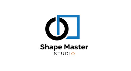 Obraz premium Shape Master Studio Logo Design.