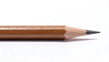 Obraz premium Wooden Pencil Isolated on White Background