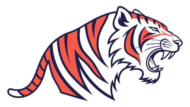 tiger head vector