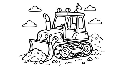 Bulldozer Construction Equipment Heavy Machinery. © Suro