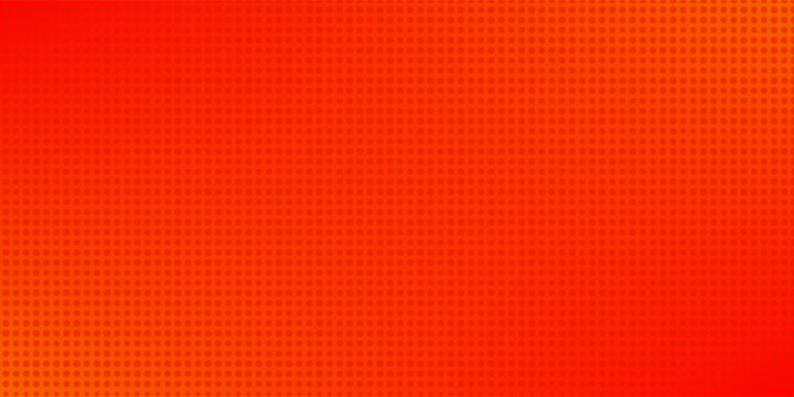 Dots halftone orange color pattern gradient texture with technology digital background