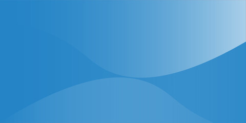 Blue Abstract Wave Background With Smooth Gradient Curves for Modern Minimal Design