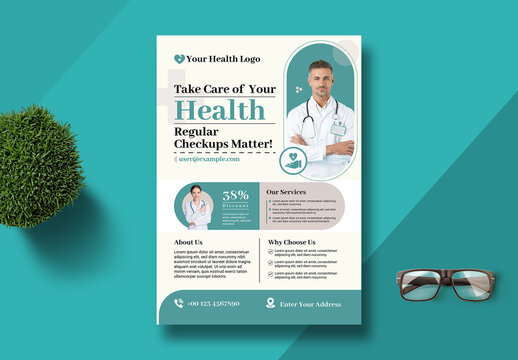 Medical Health Promotion Flyer Design