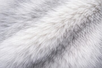 Obraz premium Arctic Fox Fur Texture Seamless Pattern. Close-up arctic fox coat detail. Wild polar mammal fur surface design. Realistic arctic fox fur texture background. Detailed wildlife macro close-up 