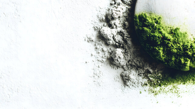 Lichen Moss Slate Macro Texture Morandi Gray Green Minimalist Negative Space