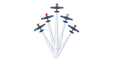 Toy Airplanes on Strings.