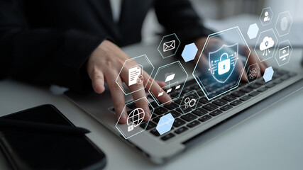 AI cybersecurity safeguards systems with encryption, access control, and AI secure data flow....