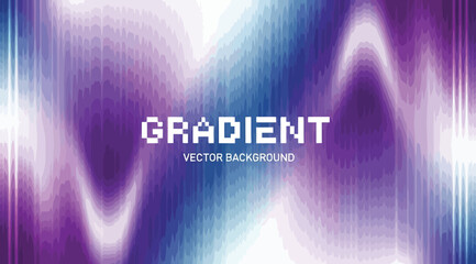 Naklejka premium Abstract gradient vector background with purple blue and white colors and a futuristic design element