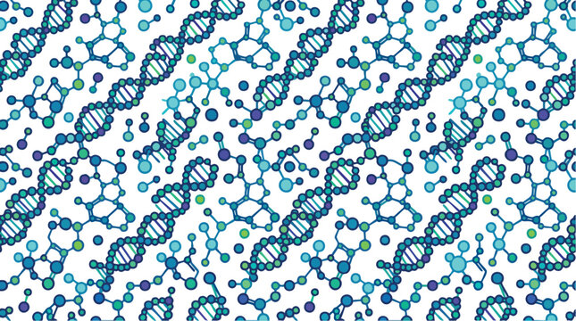 DNA double helix molecular structure.