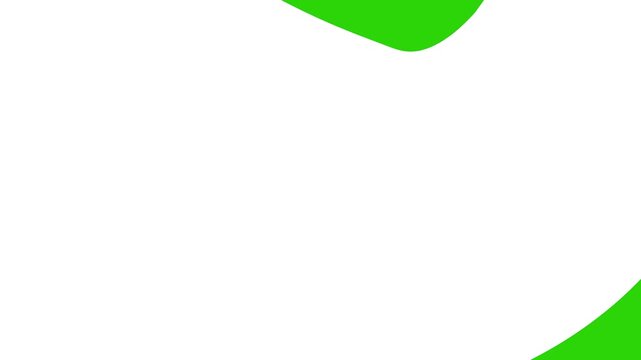 Smooth Liquid Wave Transition Animation on Green Screen Abstract Flow Wipe Effect Motion Graphic for Video Editing