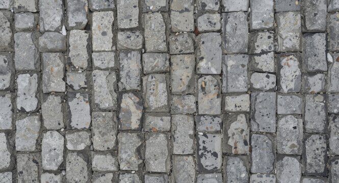 Detailed image showing grey stone bricks arranged in a decorative pattern over a bedrock base