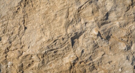 Stone texture background with a big rock focus and soft natural light copy space