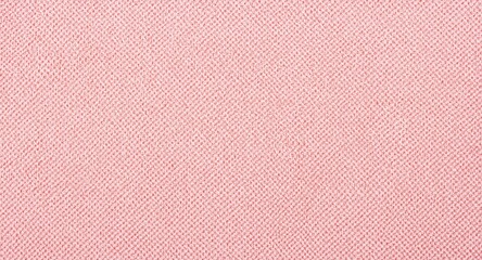 Fototapeta premium Detailed interlock motif on light pink textile surface for use as background