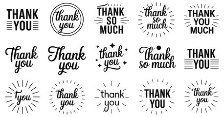 express gratitude, versatile thank you typography designs suitable for managers, directors, team leaders, supervisors, executives, and rank titles in any occasion. © Rose