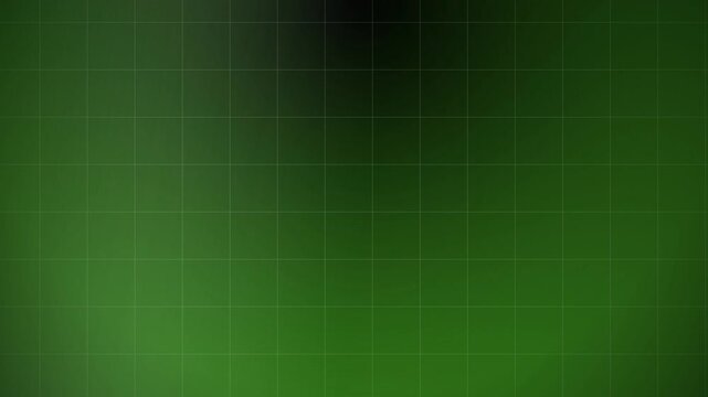 sci-fi or military radar, technology, medical & science digital communications themed animated vivid green background moody grid graph paper squares
