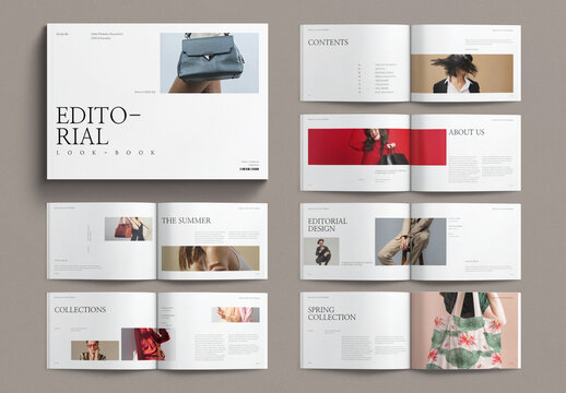 Editorial Lookbook Template Landscape